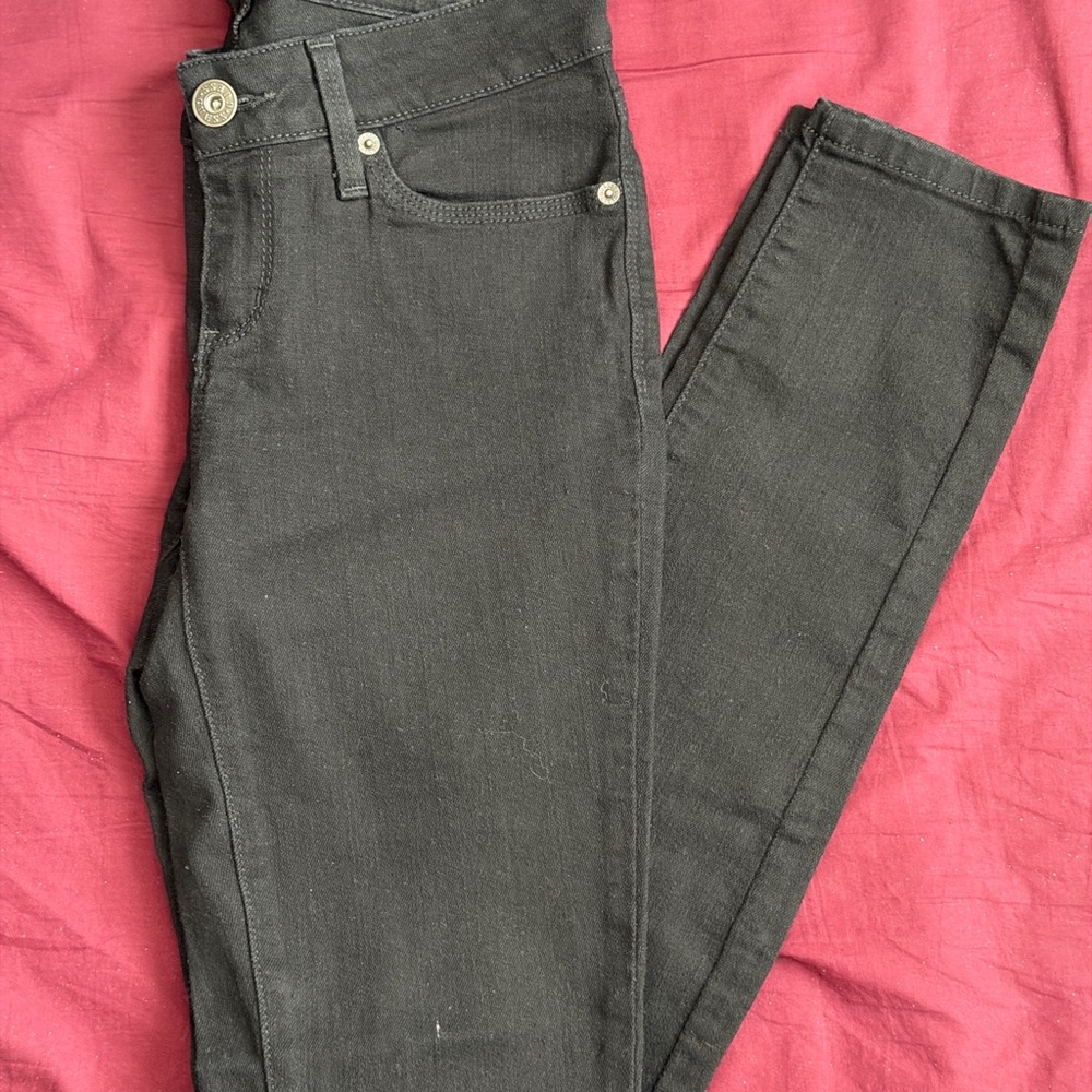 GUESS Black High-Rise Skinny Jeans